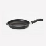 original-gundel-guss-bratpfanne-flach-o-24-cm-hohe-4-cm-biotan-oberflache-pfoa-frei-akku-therm-boden